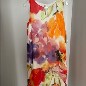 frank lyman floral is dress size 8 brand new